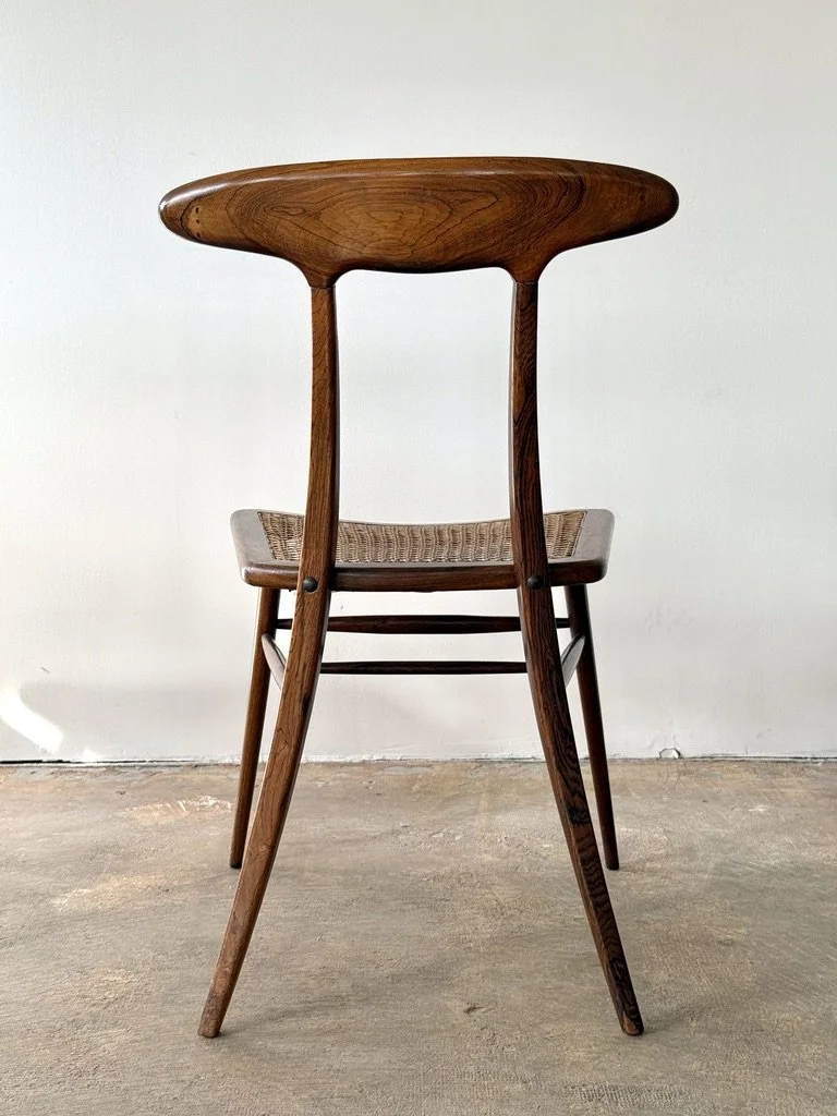vintage mid century modern carlo hauner martin eisler brazilian dining chairs rare rosewood cane dining chairs set of 4 side chairs handmade sergio rodrigues percival lafer important dining chairs