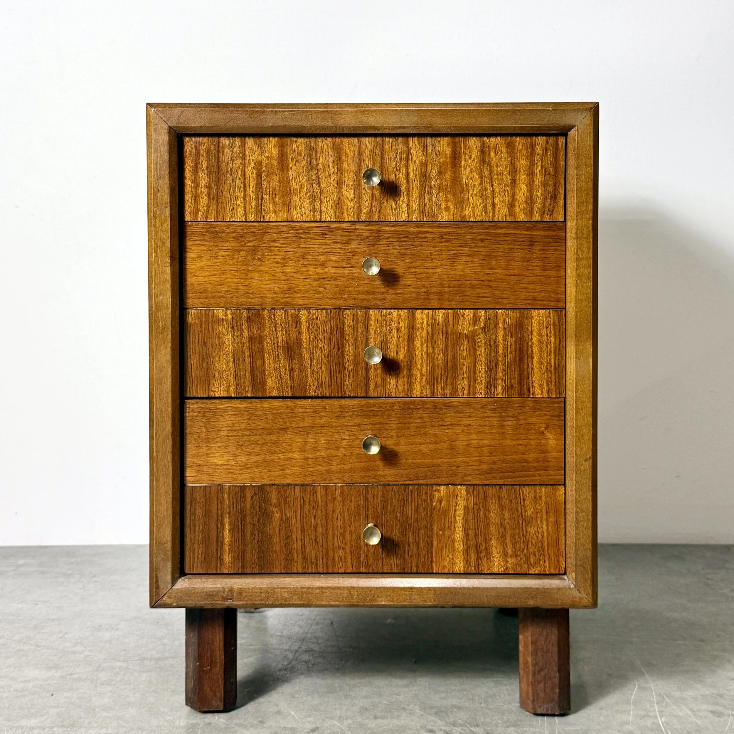 vintage mid century modern furniture detroit michigan paul mccobb rare unique side table with drawers end table with drawers nighstand