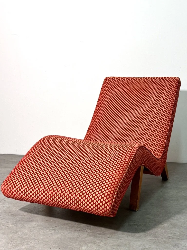 vintage mid century modern sculptural wave chaise lounge adrian pearsall greta grossman rare unique serpentine chaise lounge vladimir kagan