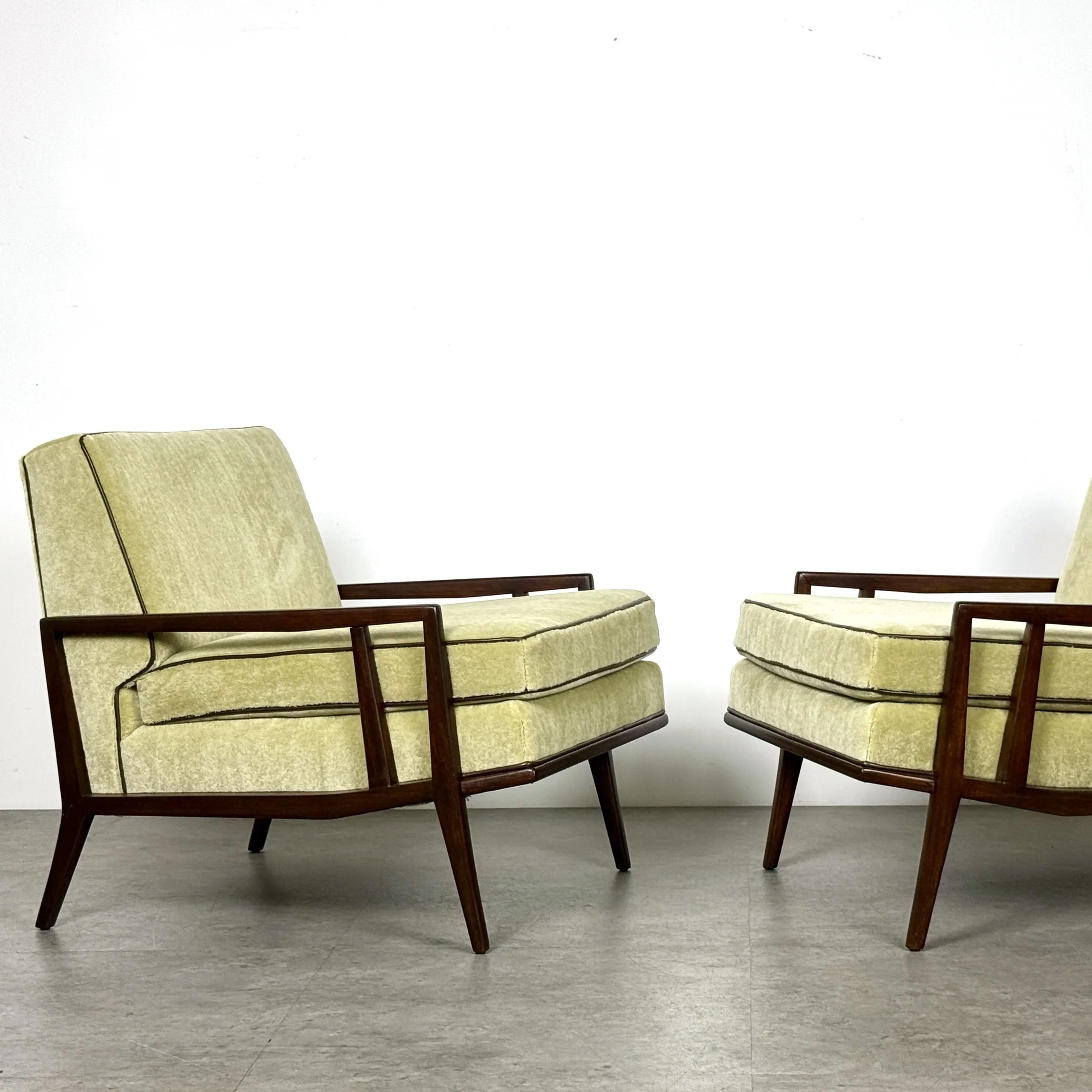vintage mid century modern detroit michigan paul mccobb authentic original lounge chairs paul mccobb rare lounge chairs custom craft directional modern rare mid century lounge chairs pair 1950s