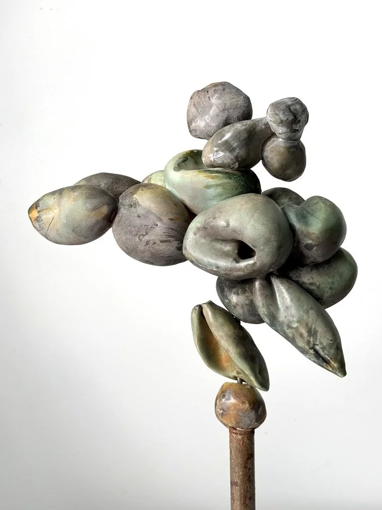 vintage mid century modern studio pottery organic abstract sculpture cranbrook pottery ceramic art totem sculpture wabi sabi unique decorative sculpture natural