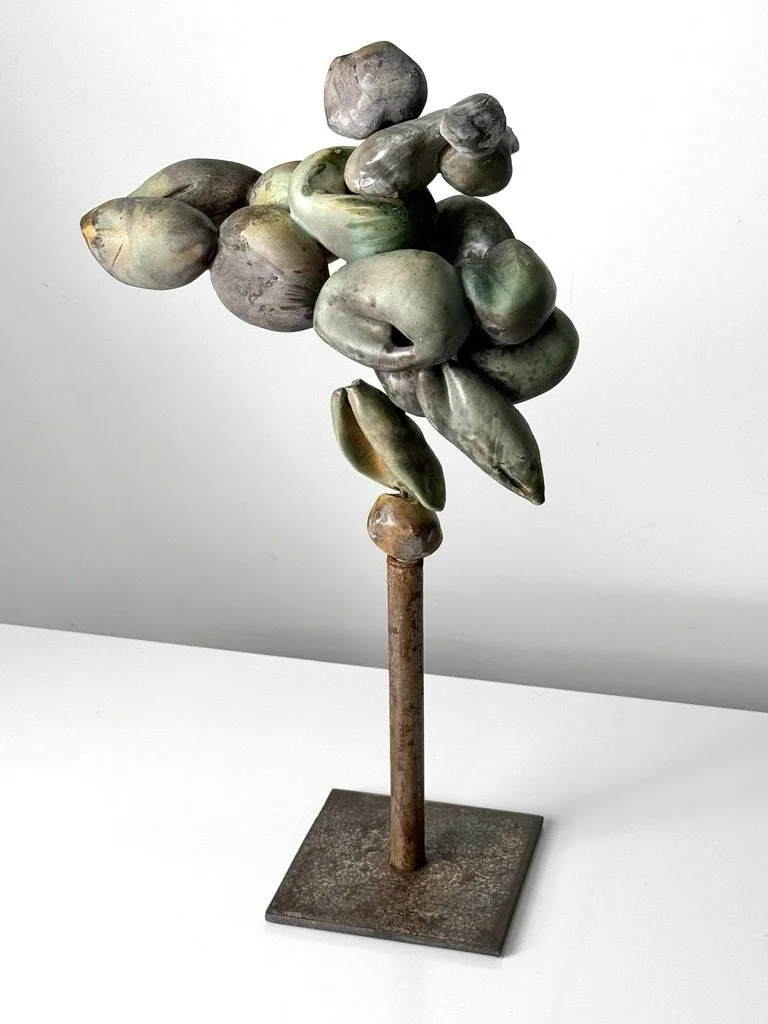 vintage mid century modern studio pottery organic abstract sculpture cranbrook pottery ceramic art totem sculpture wabi sabi unique decorative sculpture natural