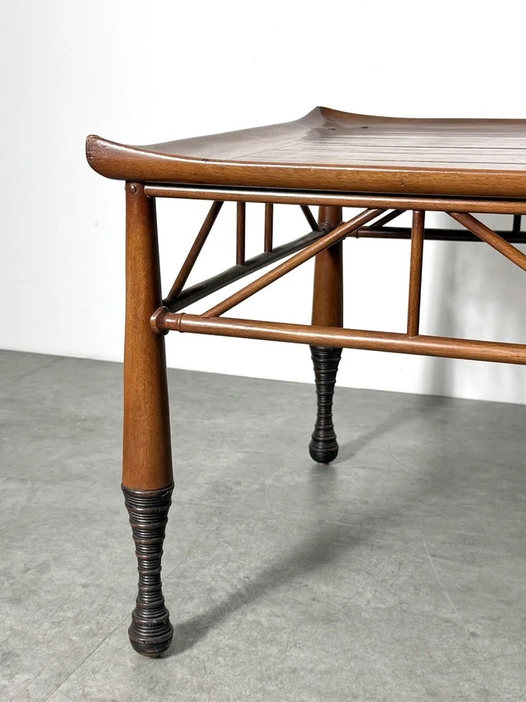 vintage egyptian revival aesthetic movement thebes stool coffee table cocktail table japanese wabi sabi rectangular coffee table coastal unique coffee table