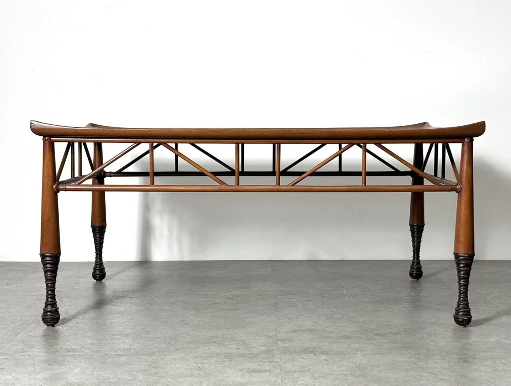 vintage egyptian revival aesthetic movement thebes stool coffee table cocktail table japanese wabi sabi rectangular coffee table coastal unique coffee table