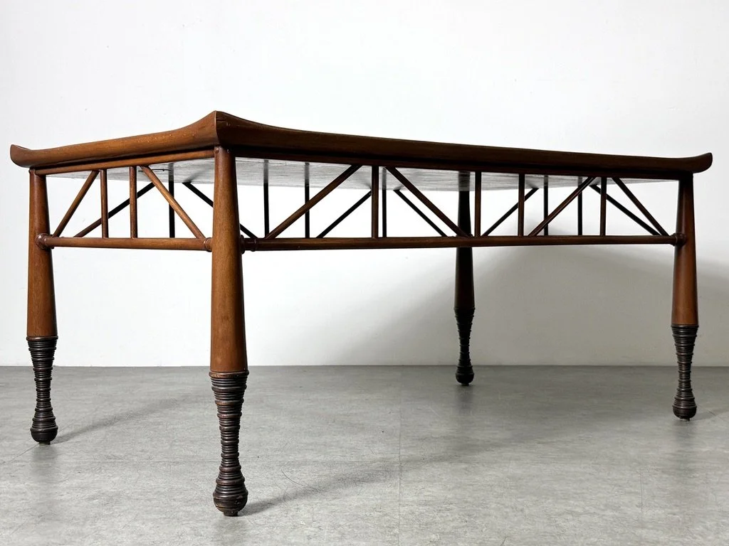 vintage egyptian revival aesthetic movement thebes stool coffee table cocktail table japanese wabi sabi rectangular coffee table coastal unique coffee table