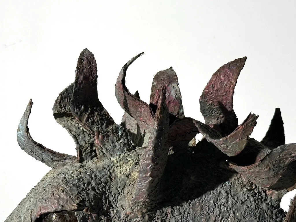 vintage mid century modern brutalist horse head outdoor sculpture bronze sculpture mexican spanish style abstract sculpture unique large horse mount