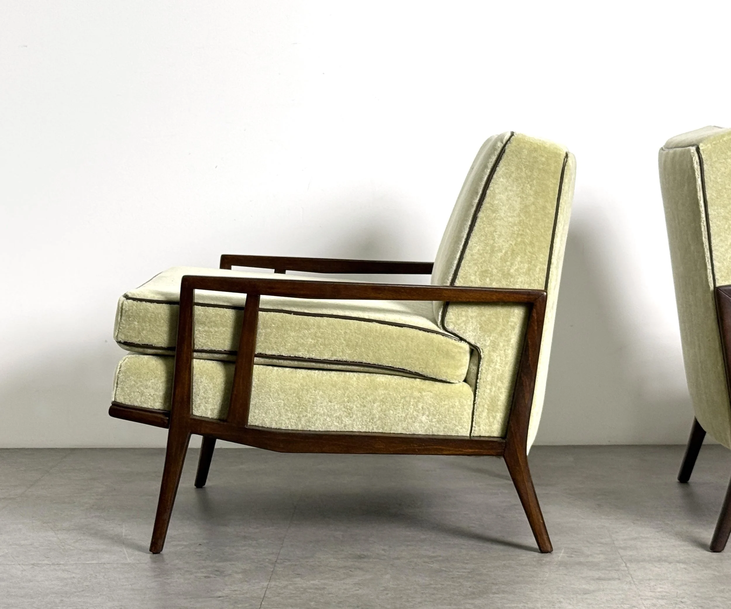 vintage mid century modern detroit michigan paul mccobb authentic original lounge chairs paul mccobb rare lounge chairs custom craft directional modern rare mid century lounge chairs pair 1950s
