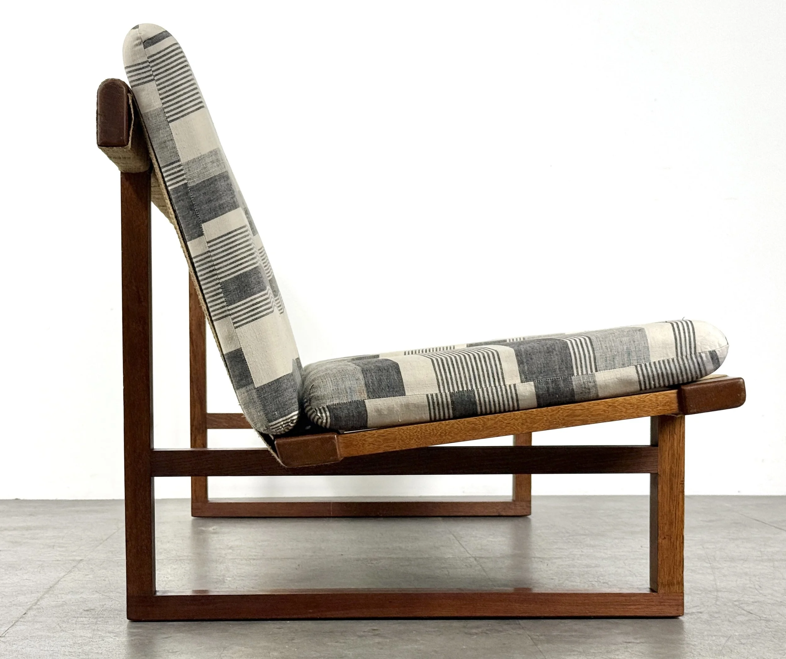 vintage mid century modern furnitre detroit michigan teak sofa danish modern sofa rare borge mogensen webbed sofa wabi sabi style settee 1950s