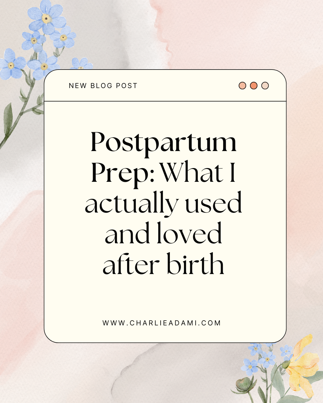 Postpartum Prep: What I Actually Used (and Loved) After Birth