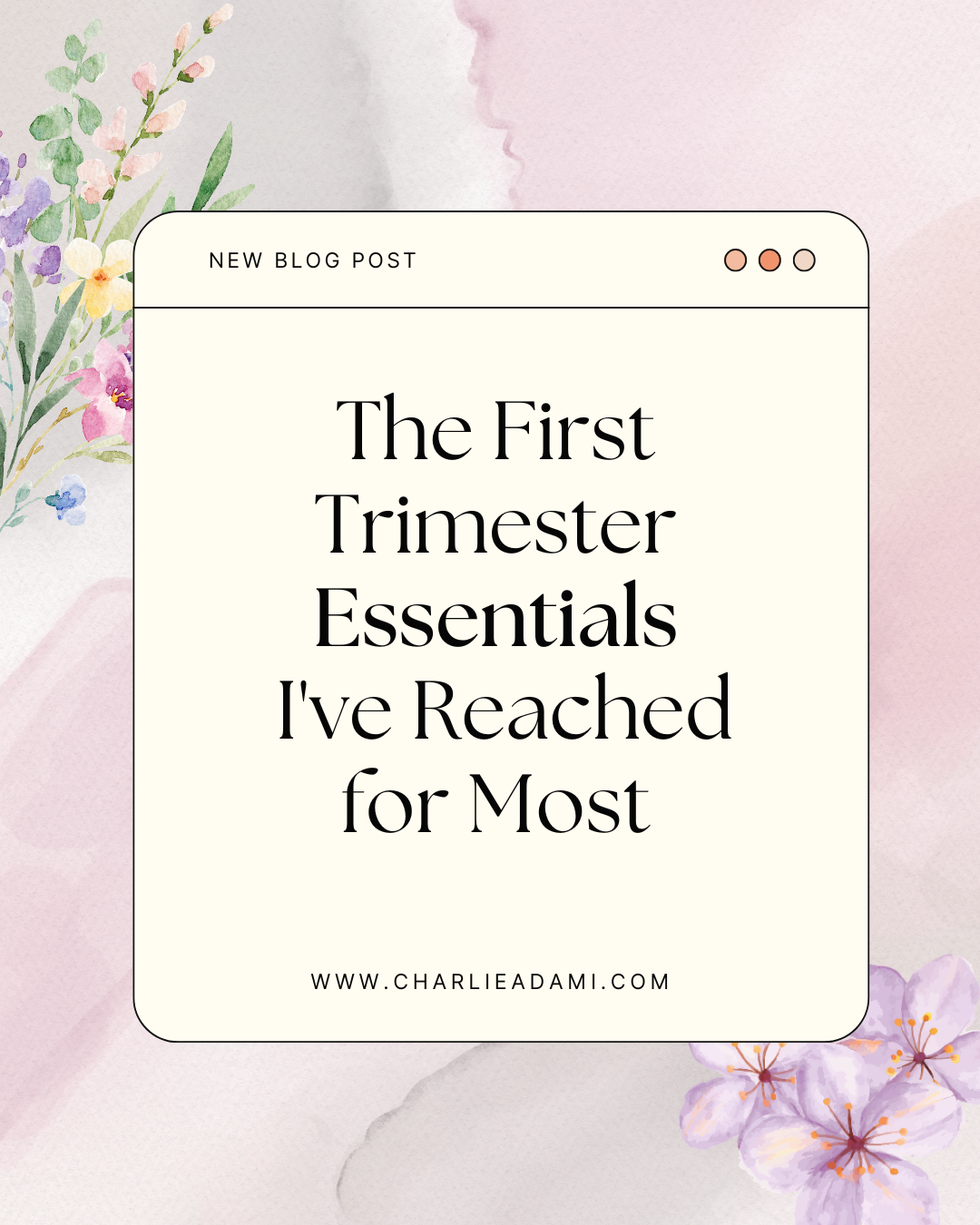 The First Trimester Essentials I Actually Reached For