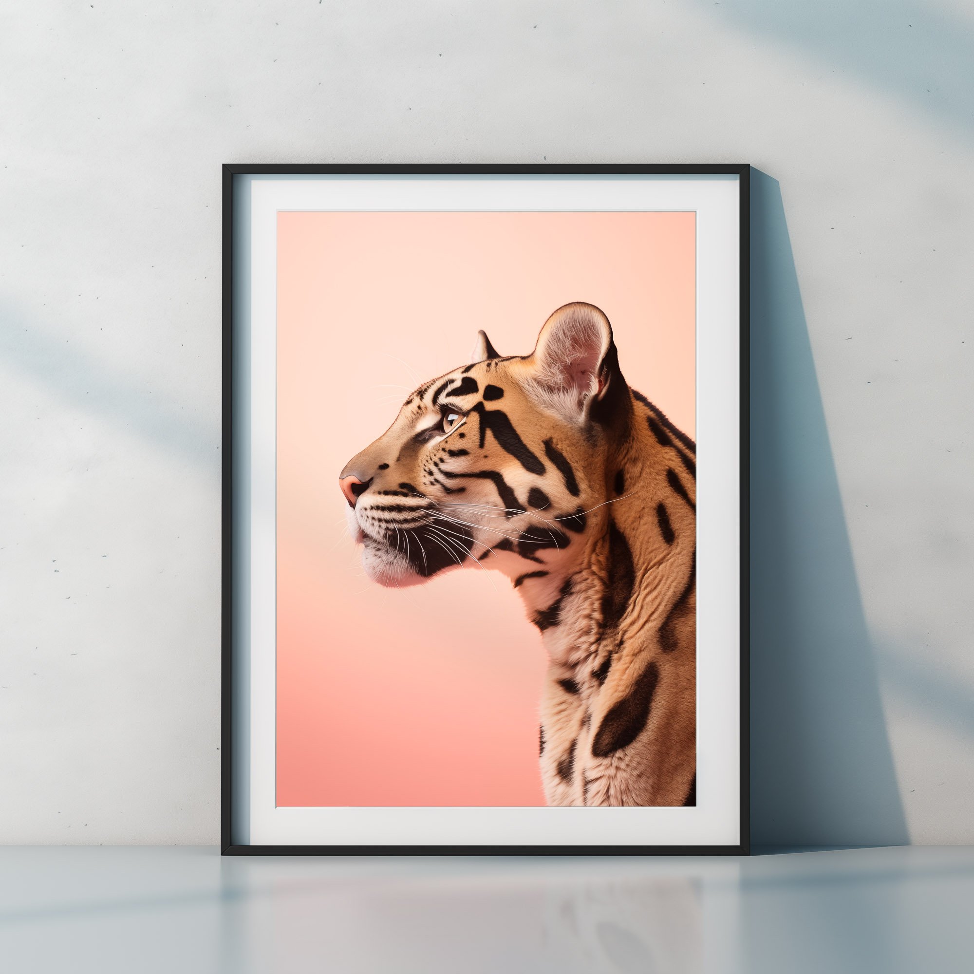 clouded-leopard-peach-fuzz-background-frame-with-shadows-on-wall.jpg