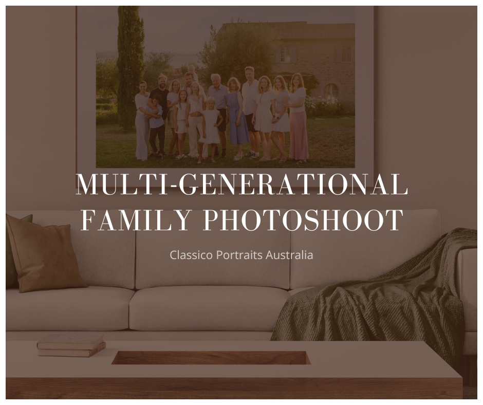 Multi-Generational Family Photoshoot: Capturing a Grandfather’s Wish