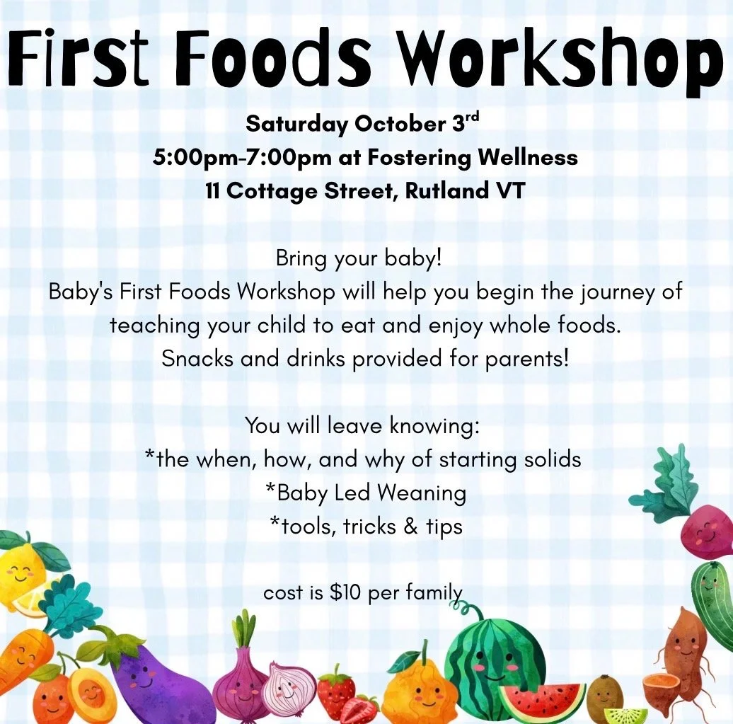 First Foods Workshop