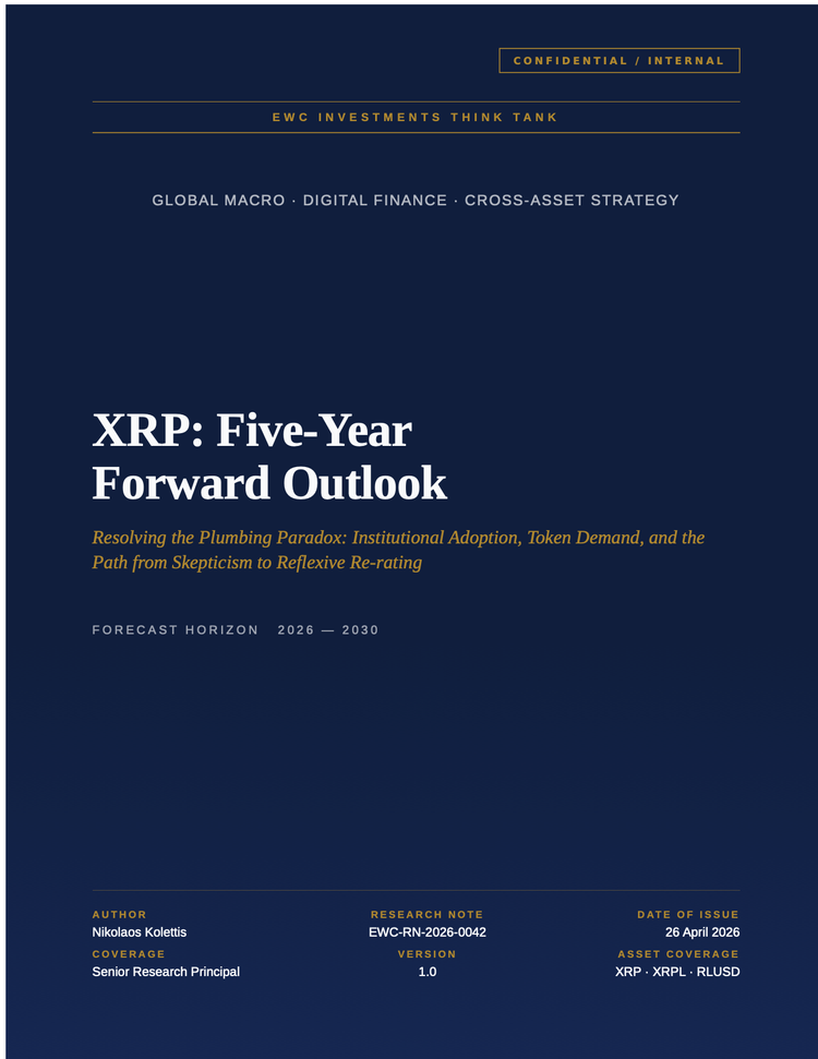 XRP XRPL RLUSD Five-Year Outlook Research Cover