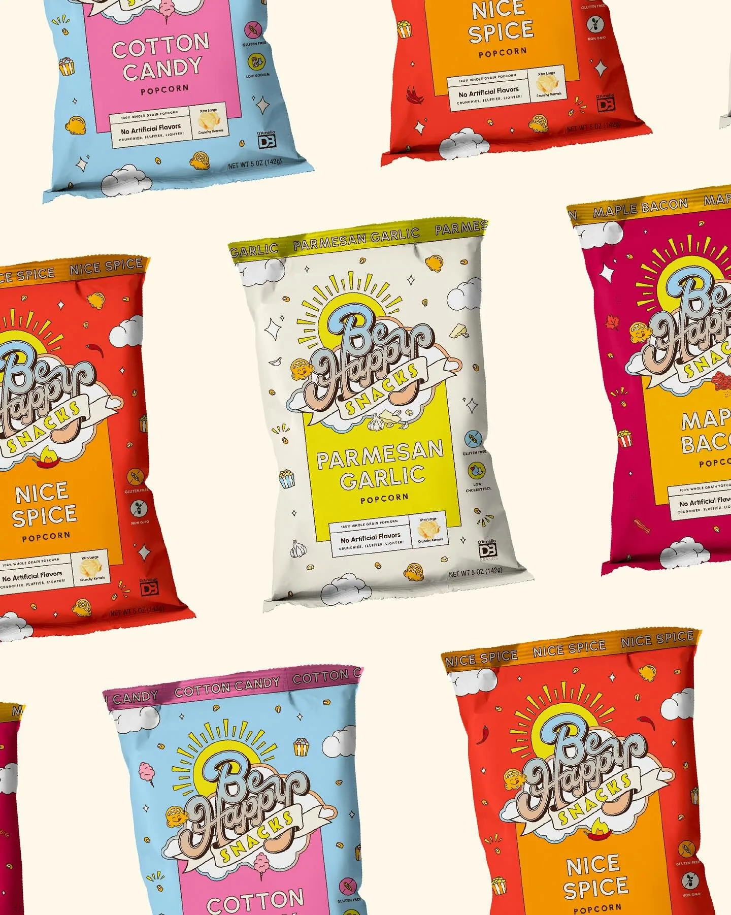 The initial bag designs!! Since the first launch, the flavor offerings have already expanded which has been cool. The sign of a strong brand is when you can pass off the assets and someone else can carry on with seamless cohesion. Love to see it!! Co
