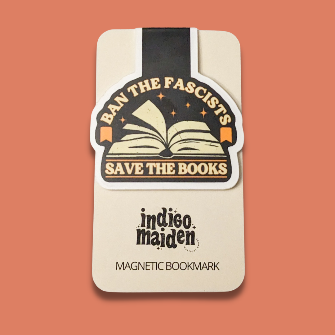 "Ban the Fascists" Magnetic Bookmark
