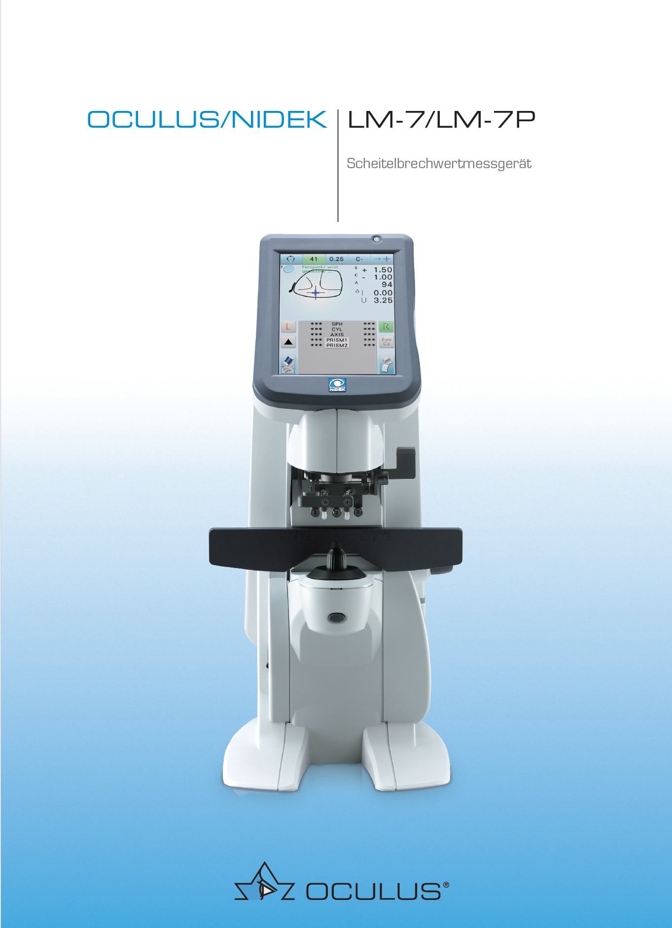 Produktbroschüre NIDEK LM-7 / LM-7P Scheitelbrechwertmesser