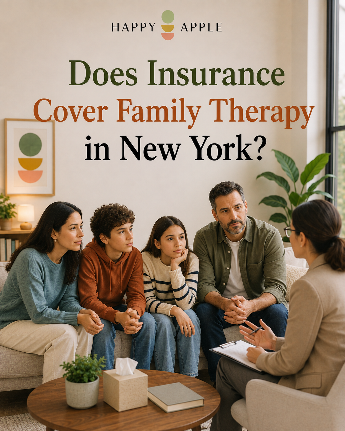 Does Insurance Cover Family Therapy in New York? | Happy Apple NYC