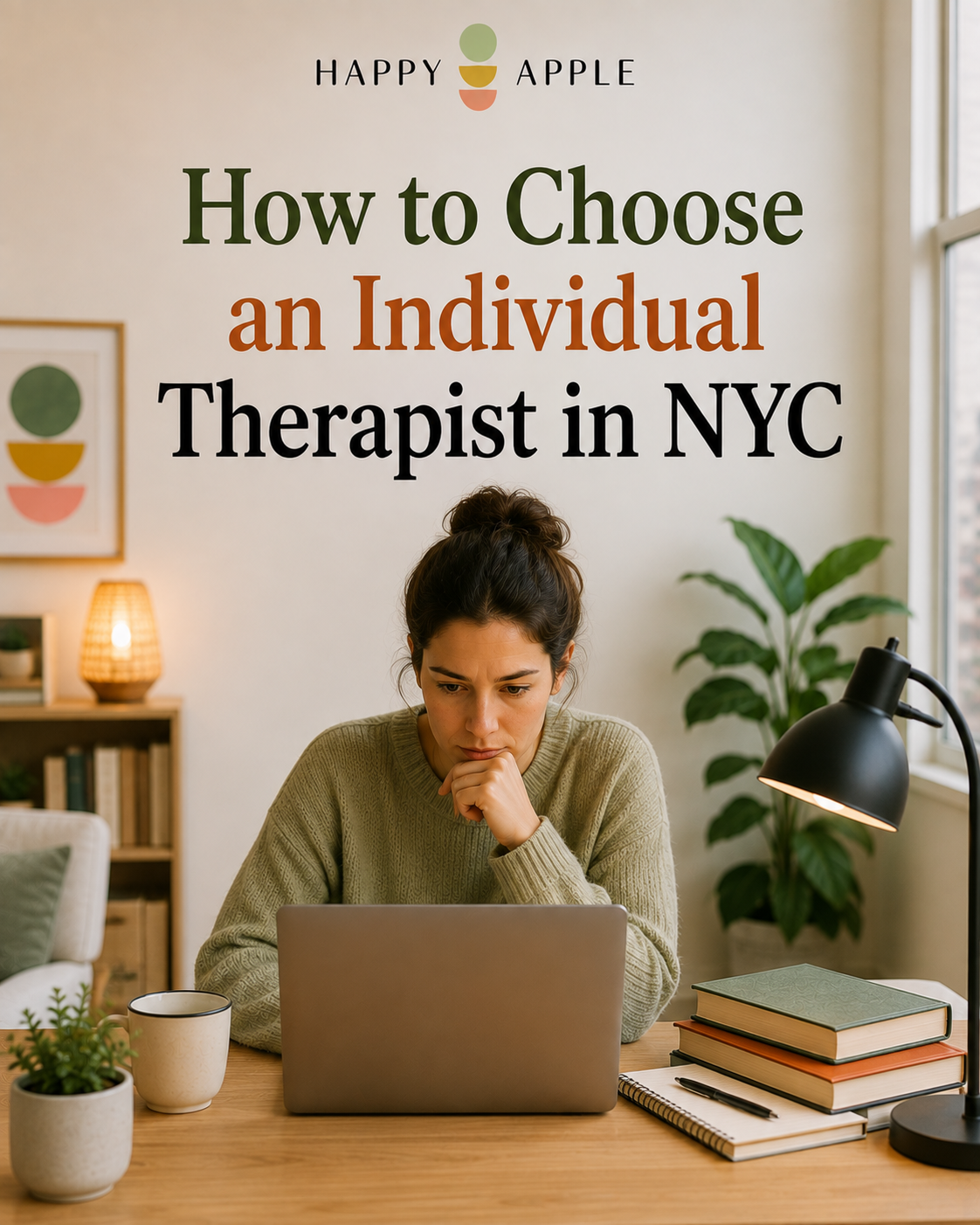 How to Choose an Individual Therapist in NYC: What Actually Matters | Happy Apple NYC