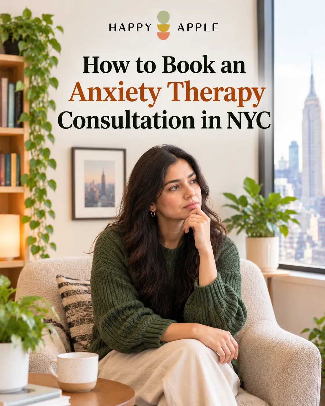 How to Book an Anxiety Therapy Consultation in NYC | Happy Apple NYC