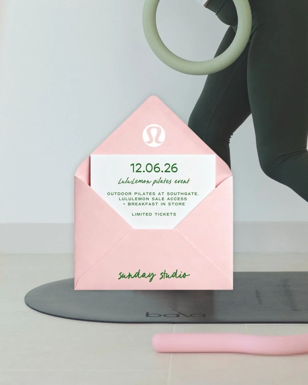 An early morning with @lilykilgour_ &amp; @lululemon Bath 🩷

Join us on Friday 12th June for an outdoor Pilates class at SouthGate followed by exclusive early access to the Lululemon Summer Sale, plus coffee &amp; breakfast in store before opening.
