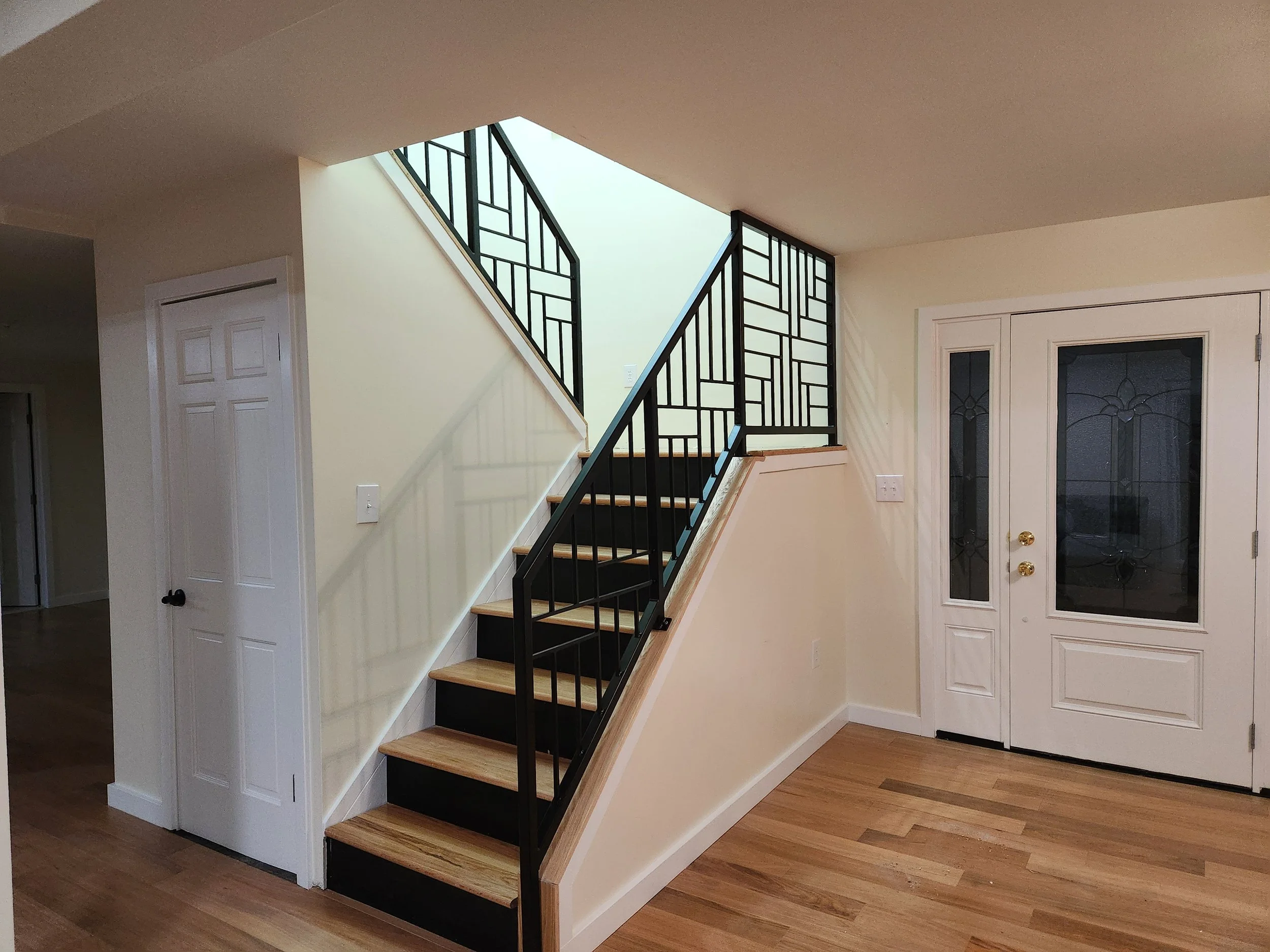 Residential Art deco stair rail