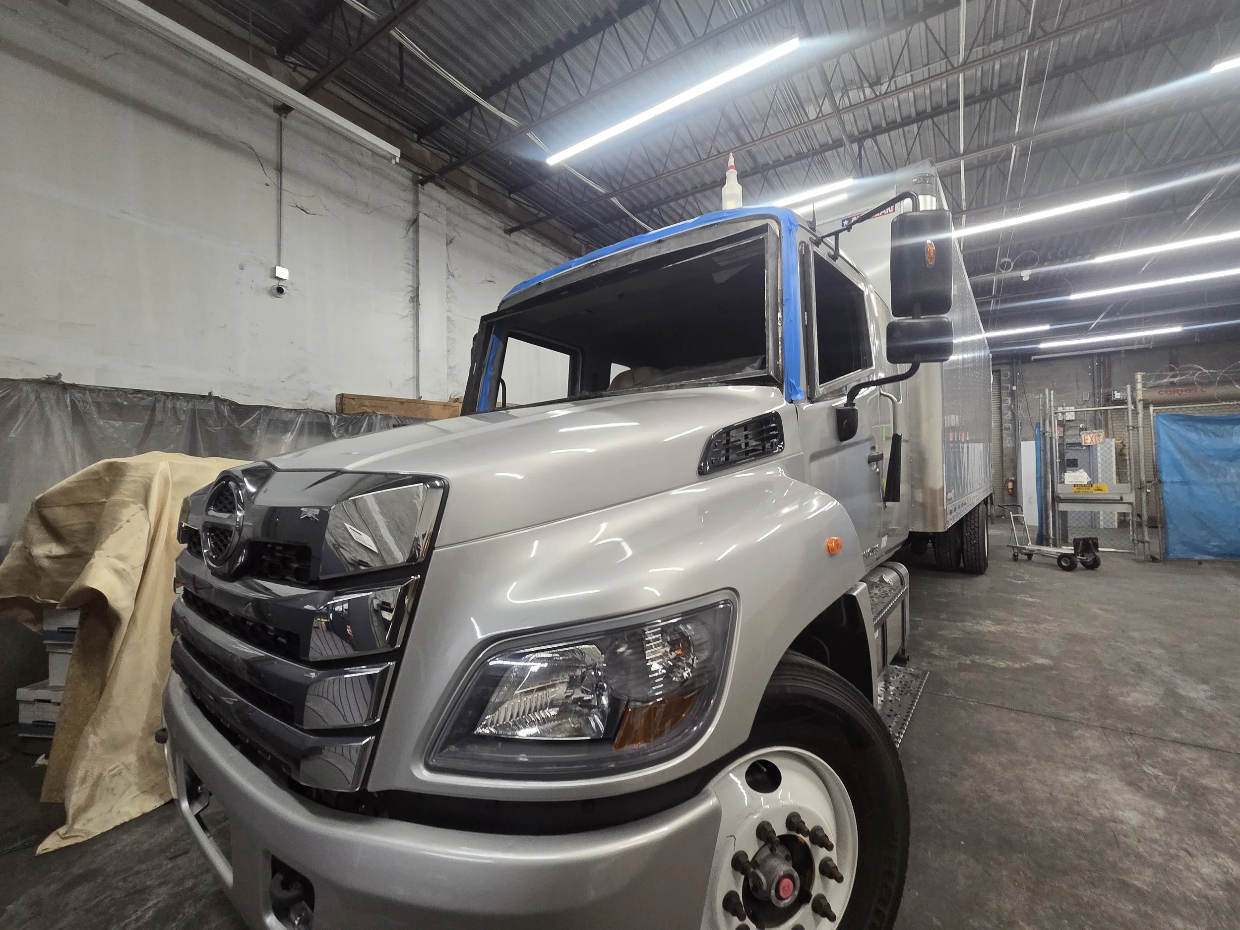 Cab fabrication for a security transport truck