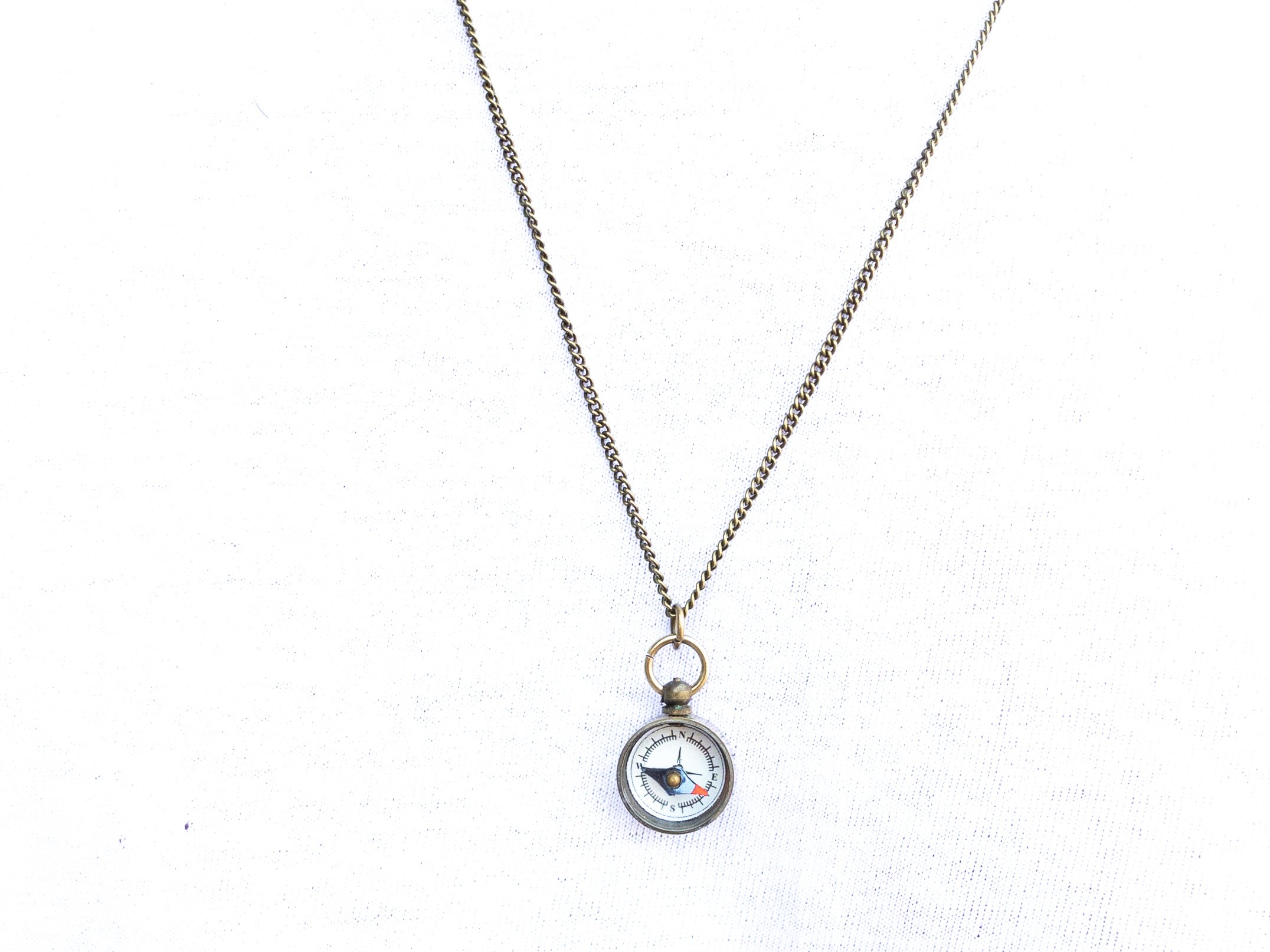 Waterproof Compass Necklace