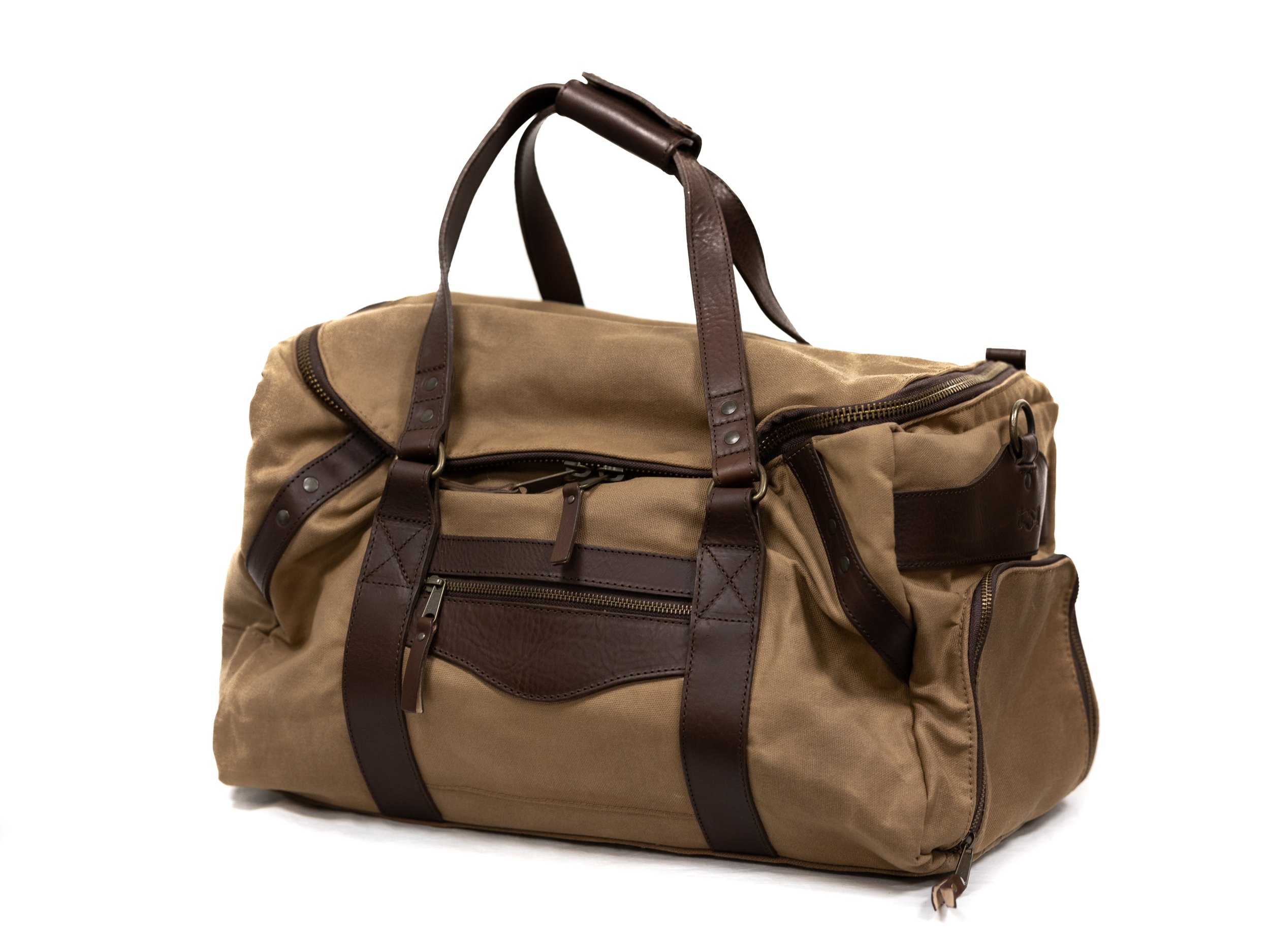 Campaign Waxed Canvas Medium Duffle Bag