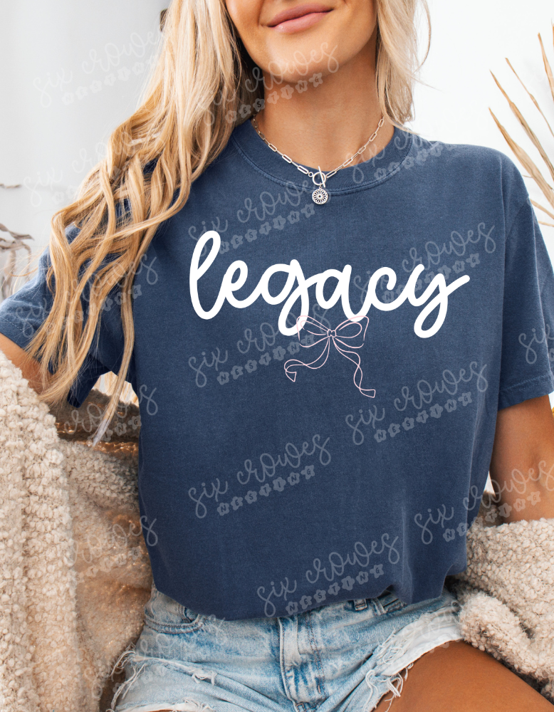 Elegant legacy Tee with or without bow