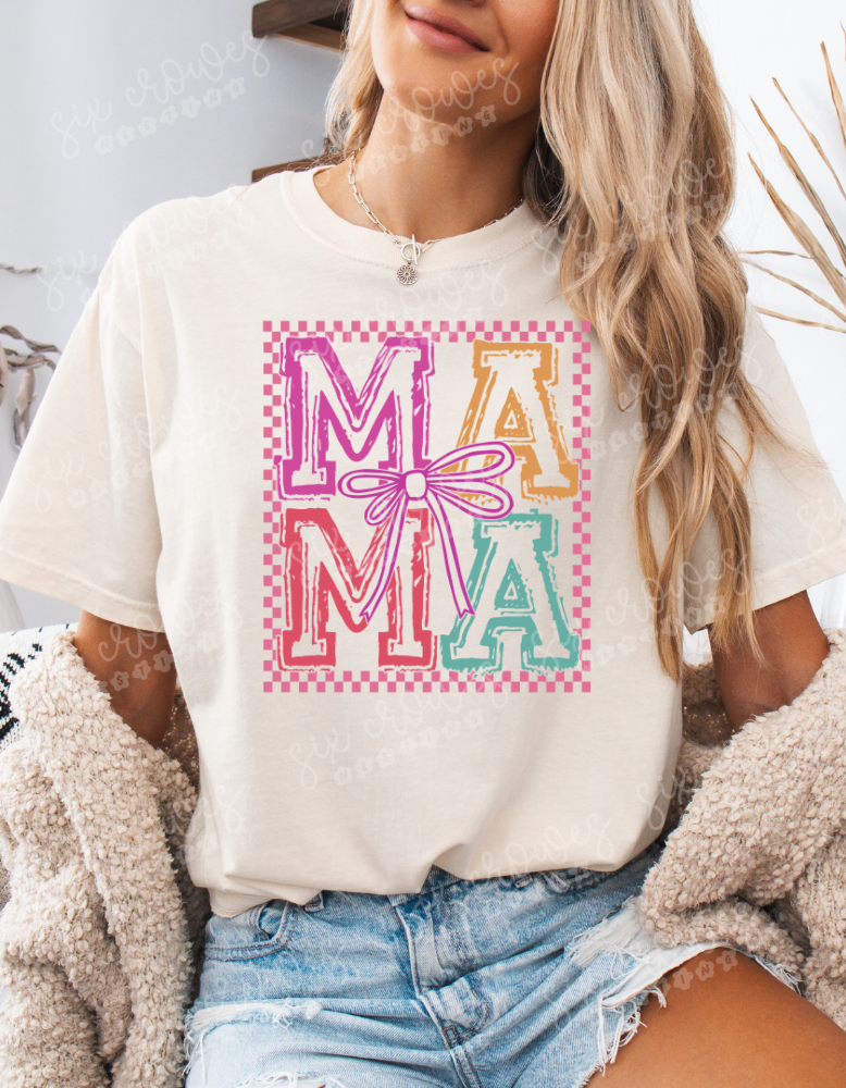 Vibrant 'Mama Square' T-Shirt