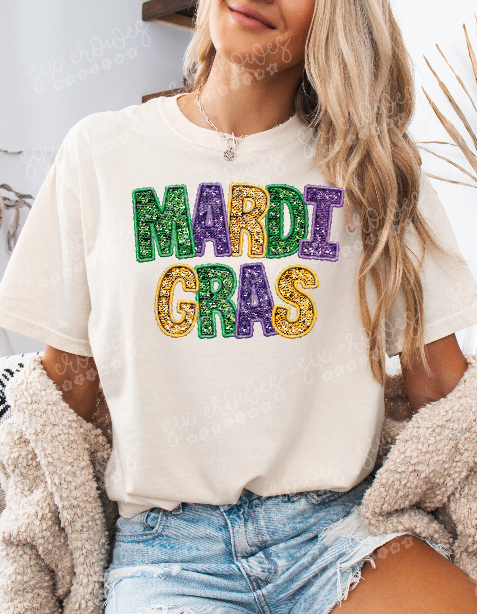 Mardi Gras Faux Glitter