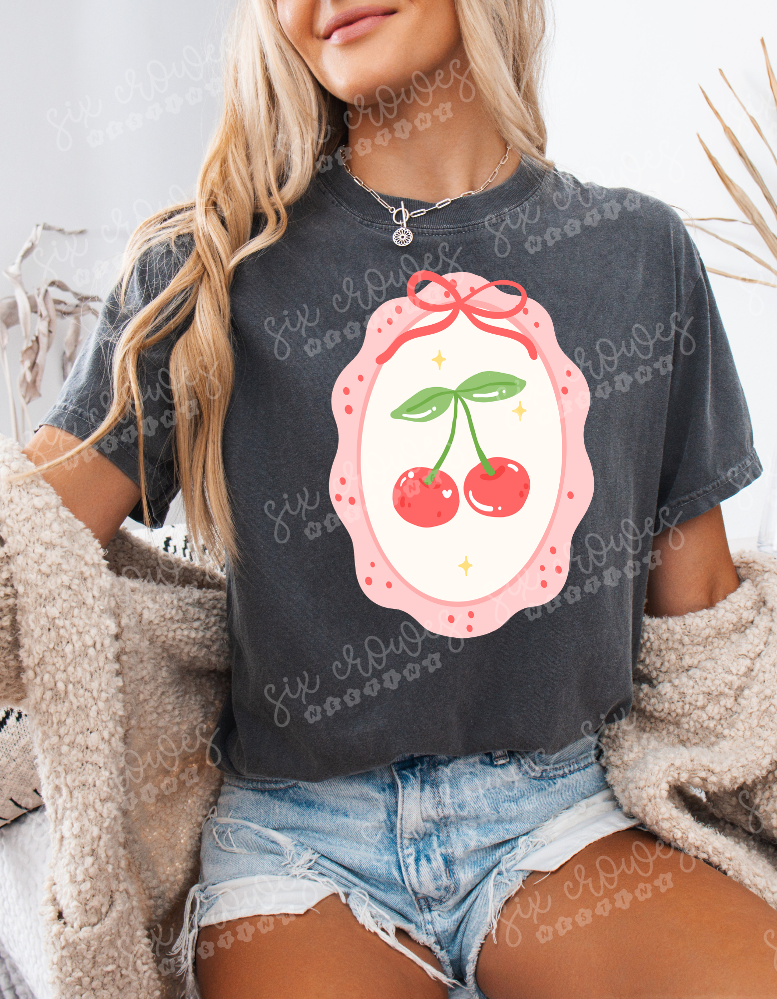 Vintage Cherry Graphic T-Shirt