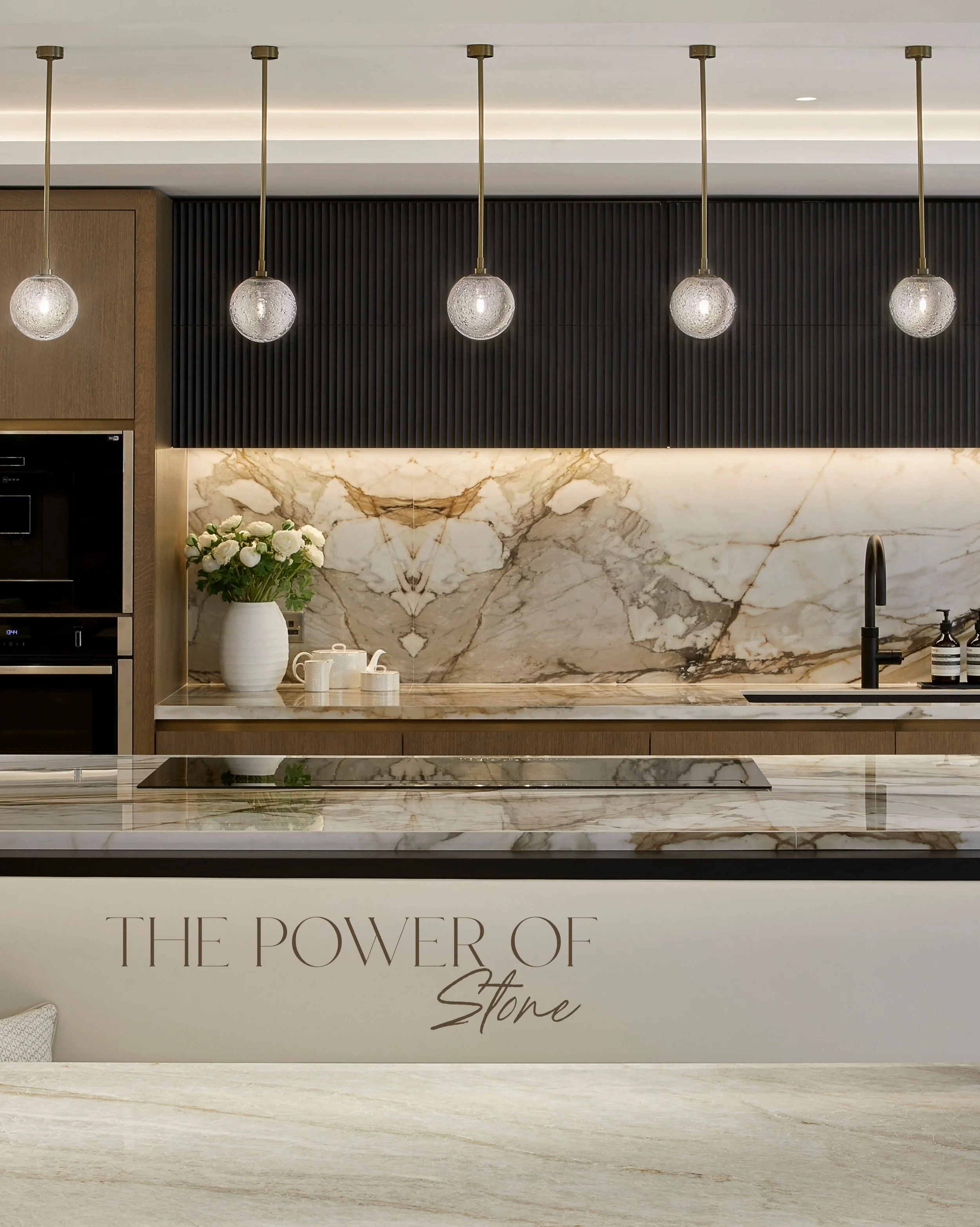 Few materials have the ability to work so beautifully across a kitchen, bathroom, dressing room or bedroom, whilst bringing a sense of cohesion throughout an entire home.

Stone brings depth, texture and individuality to a scheme. From subtle tonal v