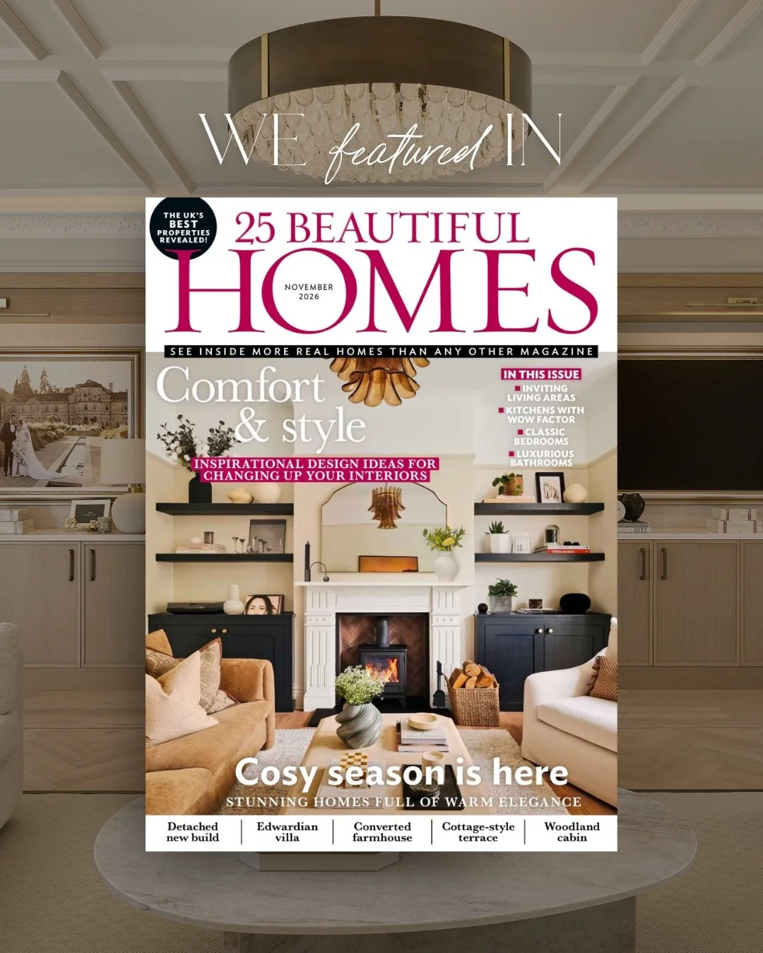 A little pinch-me moment 🥹🤍

So proud to share our feature in 25 Beautiful Homes, one of the UK&rsquo;s leading interiors magazines.

Ever since I was 12, I&rsquo;ve bought this magazine religiously every single month (much to the detriment of my p