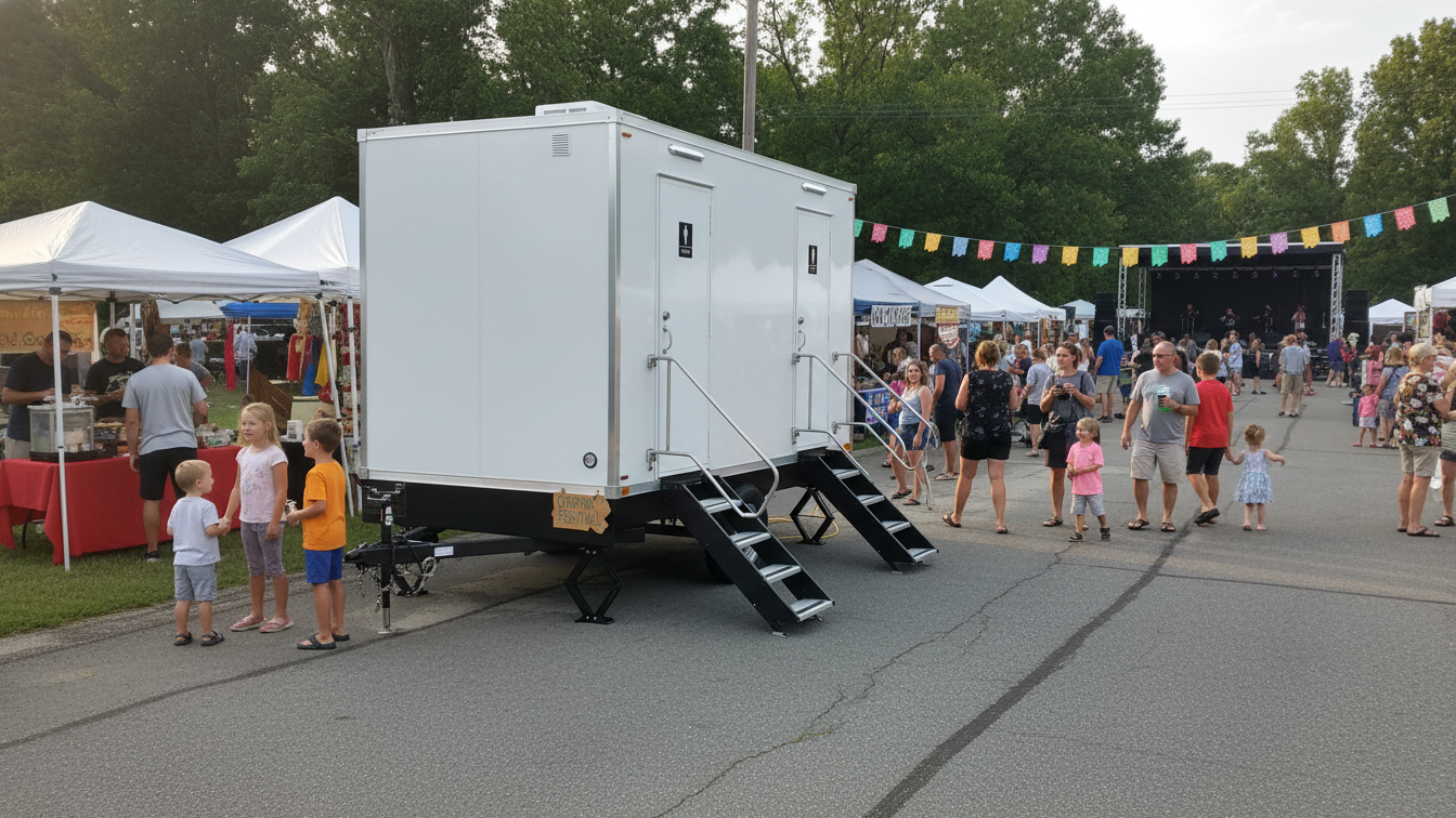 Restroom Trailer Rentals Candor NC