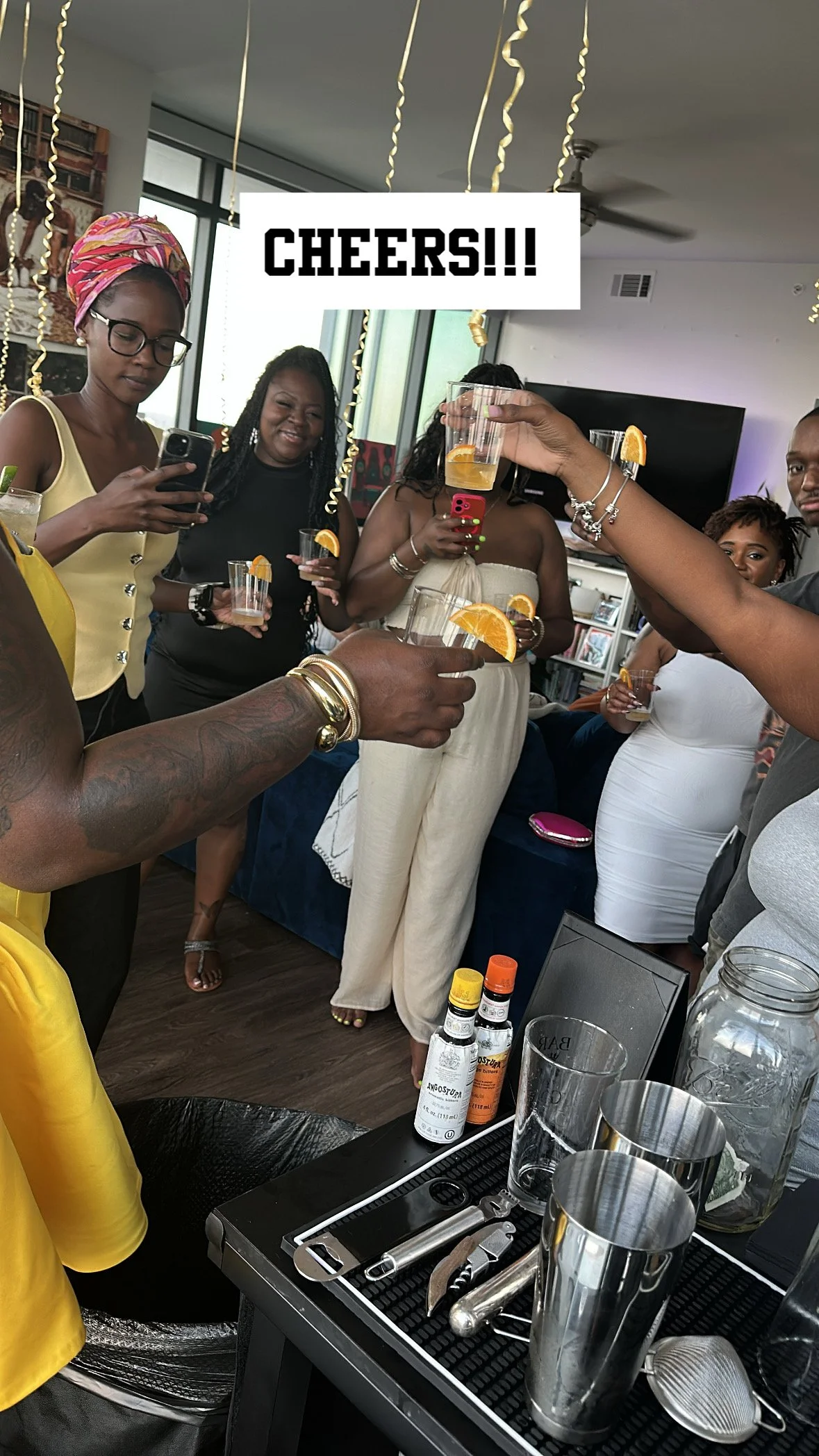 A toast to success, health and another year of accomplishments