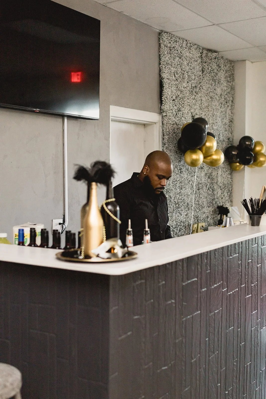 Prepping for service is key when you use fresh ingredients.