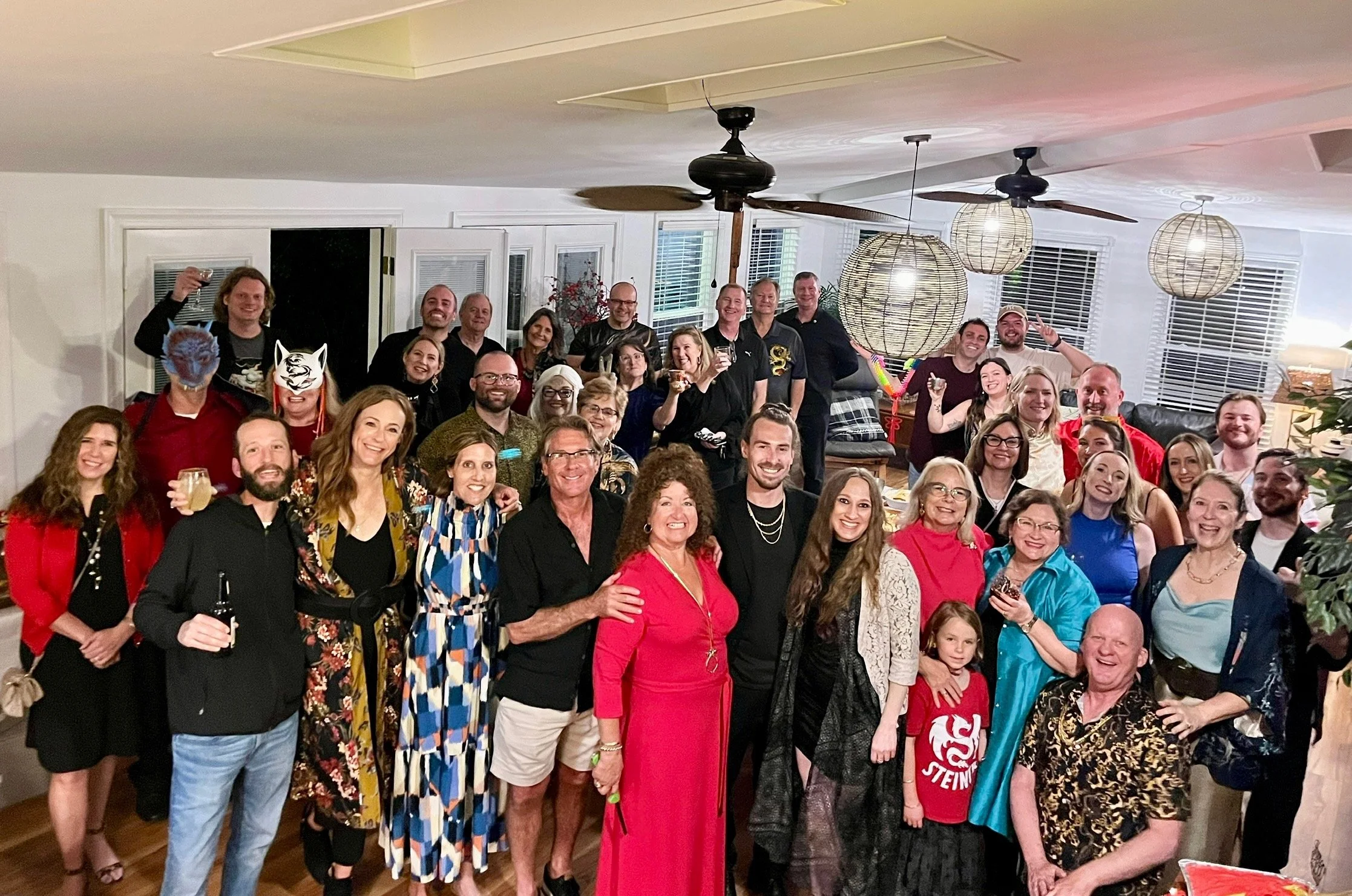 Chinese New Year themed birthday party.