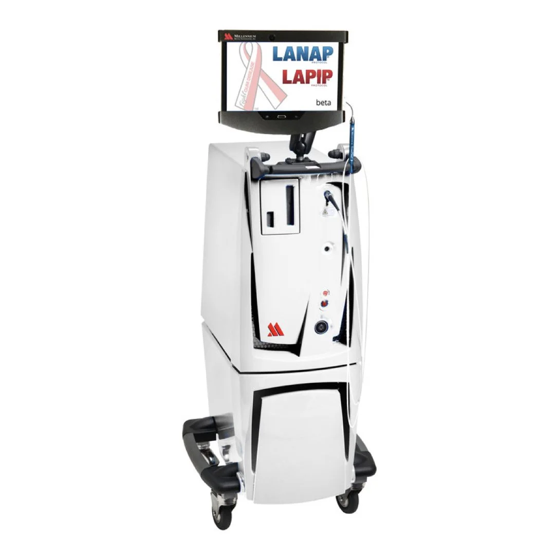 Dental laser machine with LANAP LAPIP display screen.