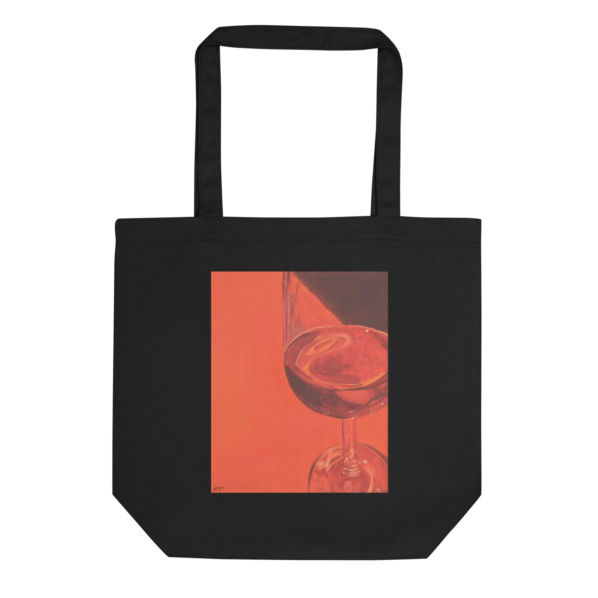 "Red Wine" Organic Cotton Tote Bag