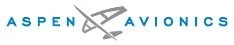 Aspen Avionics logo featuring stylized airplane with the company name