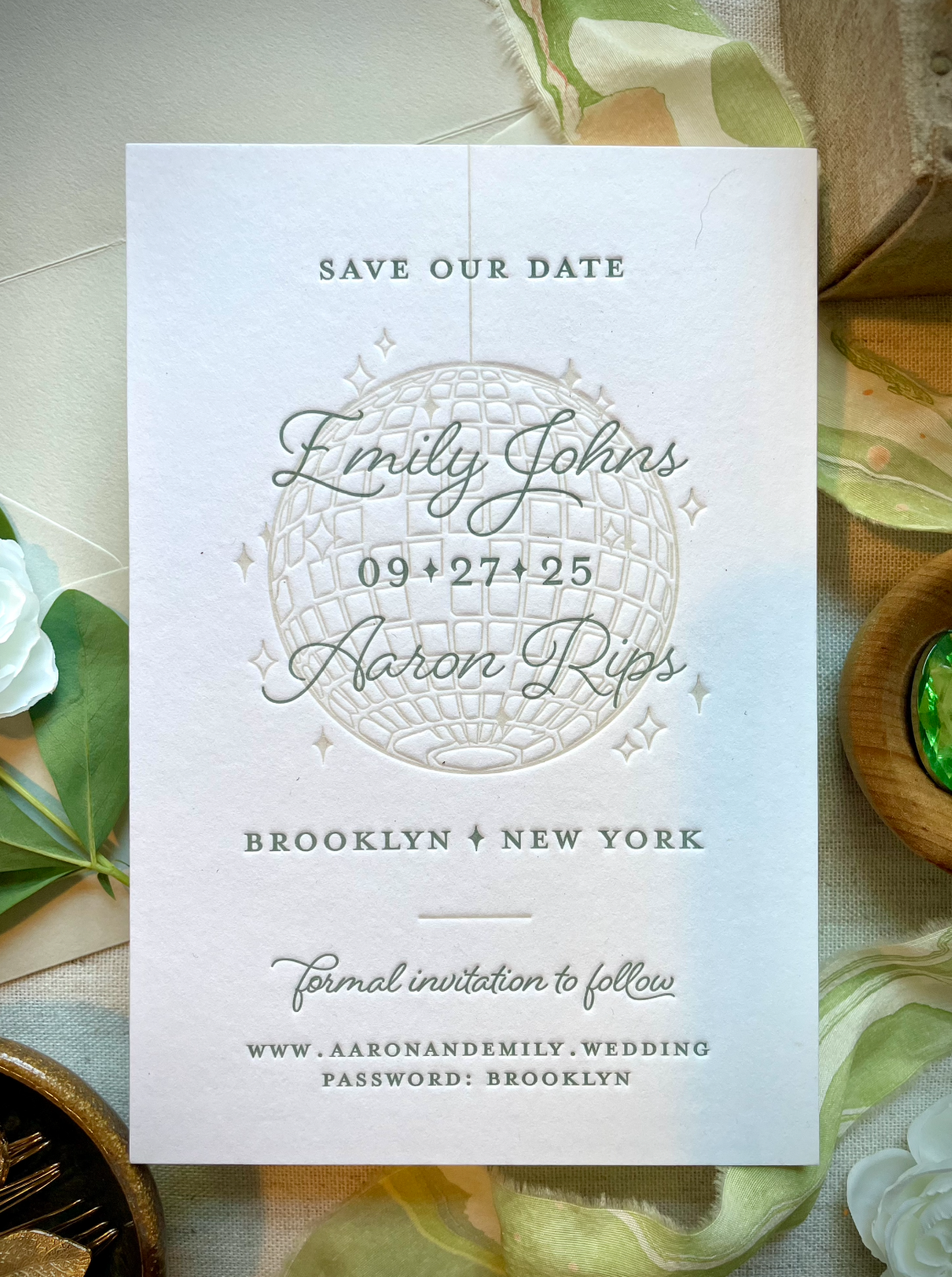 two color letterpress