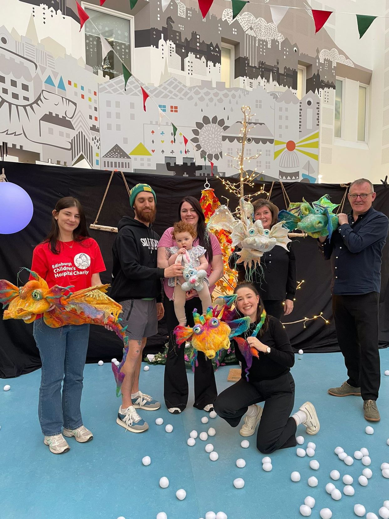 Performance of 'Ice Dragon' at Royal Hospital for Children & Young People (Edinburgh Children's Hospital Charity) December 2024