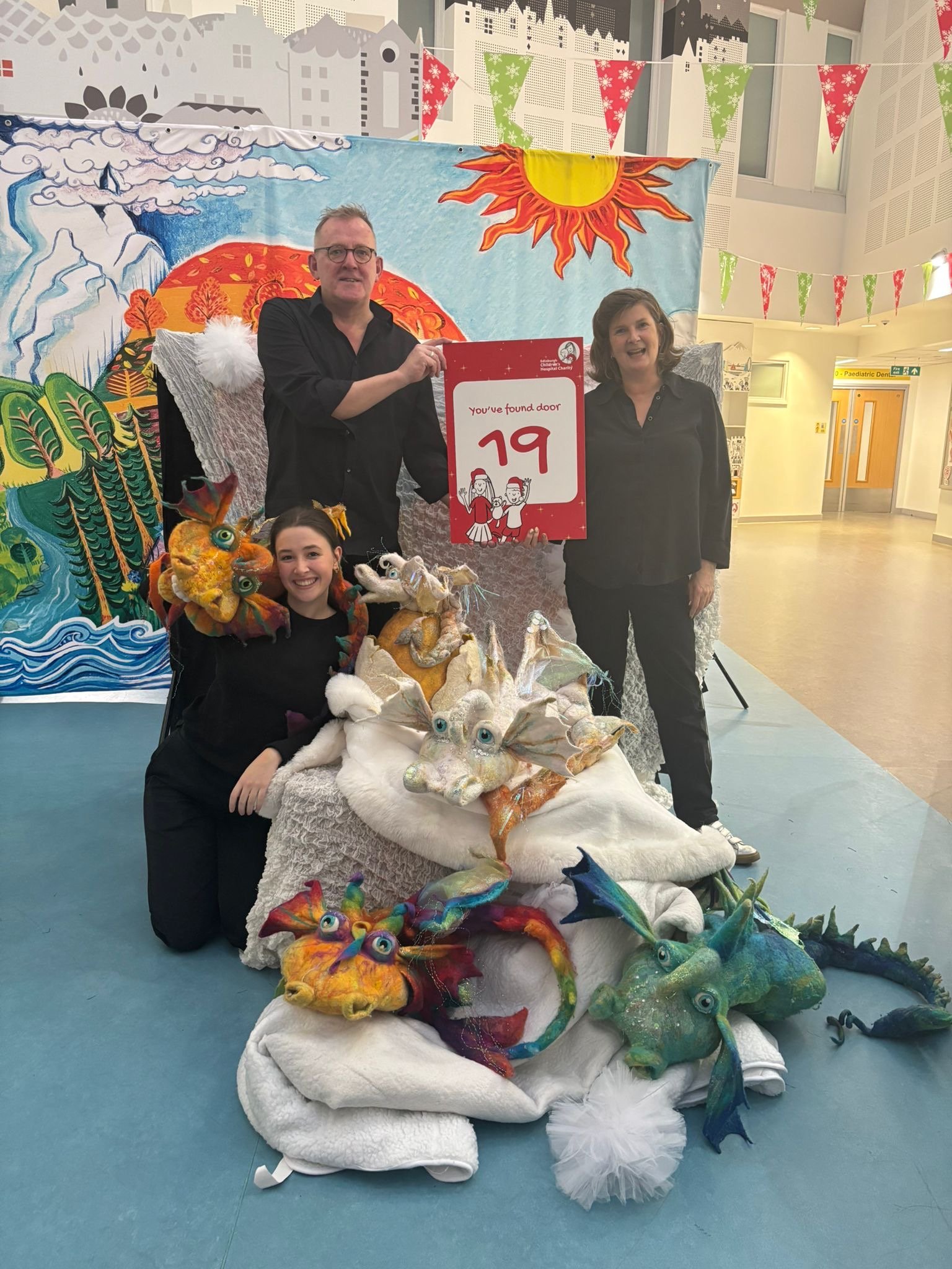 Performance of 'Ice Dragon' at Royal Hospital for Children & Young People (Edinburgh Children's Hospital Charity) December 2025