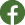 facebook logo in green circle icon