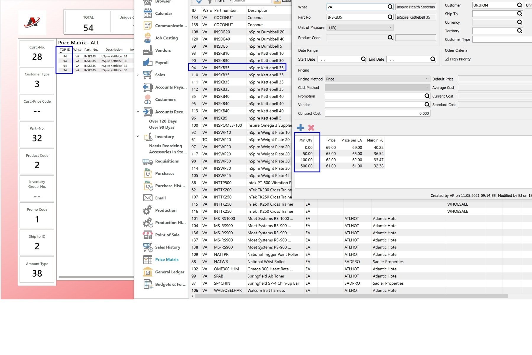 The first column contains always the MASTER-ID. When you open this ID´s record in Spire, you are in the master record