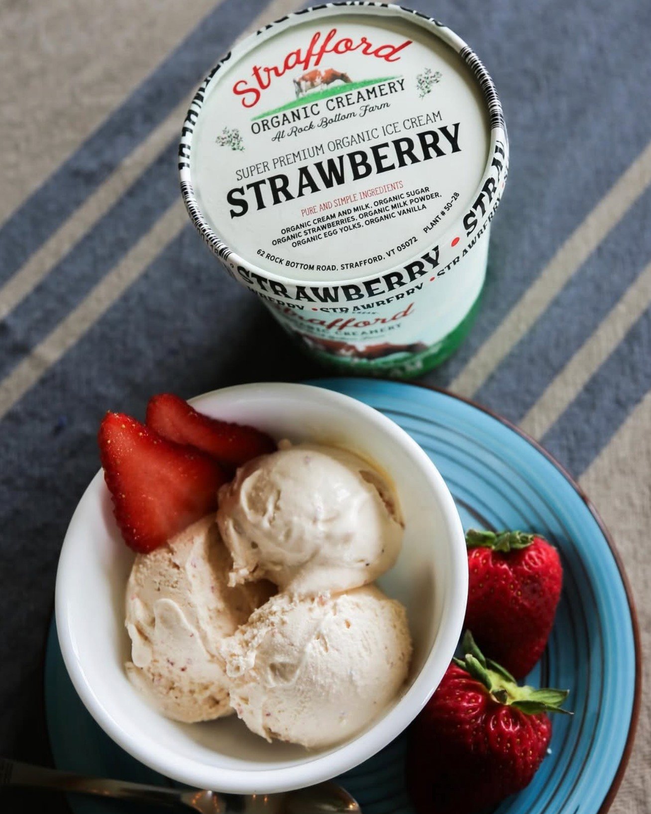 Ice cream is HERE! 🍨 We have three very special, limited availability, cult favorite local makers to choose from. Just in time for this weekend's summer temperatures. It's a big deal! Here's what we've got:
@strafford_creamery &mdash; small batch, c