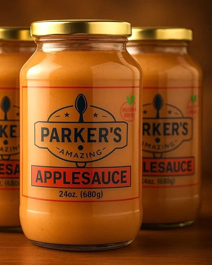 Parker's Amazing is a small-batch, unsweetened applesauce made from New England apples that didn't make the cut for retail... too small, not pretty enough for a grocery shelf, but otherwise perfectly delicious. That includes EcoCertified apples from 