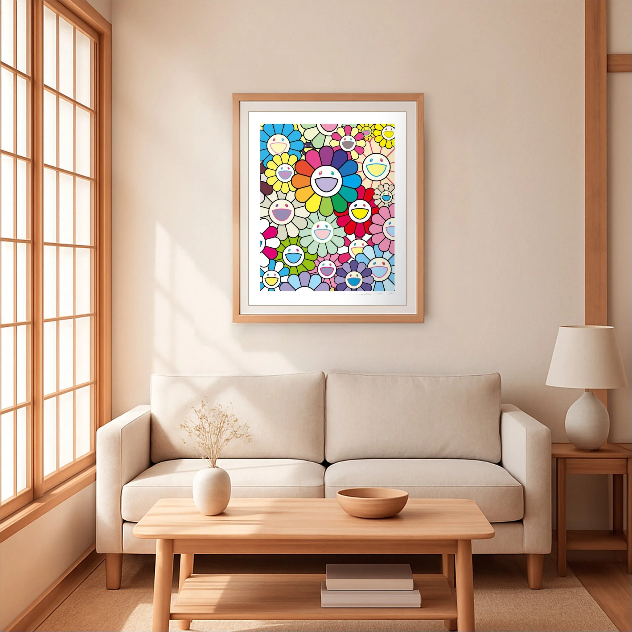 Takashi Murakami - Flowers and Prosperity Multicolor, 2025